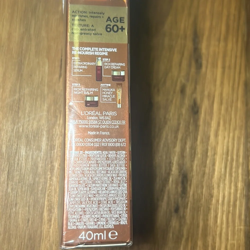 New, L’ORÉAL Paris Age Perfect Intensive Re-Nourish Manuka Honey Miracle Salve
